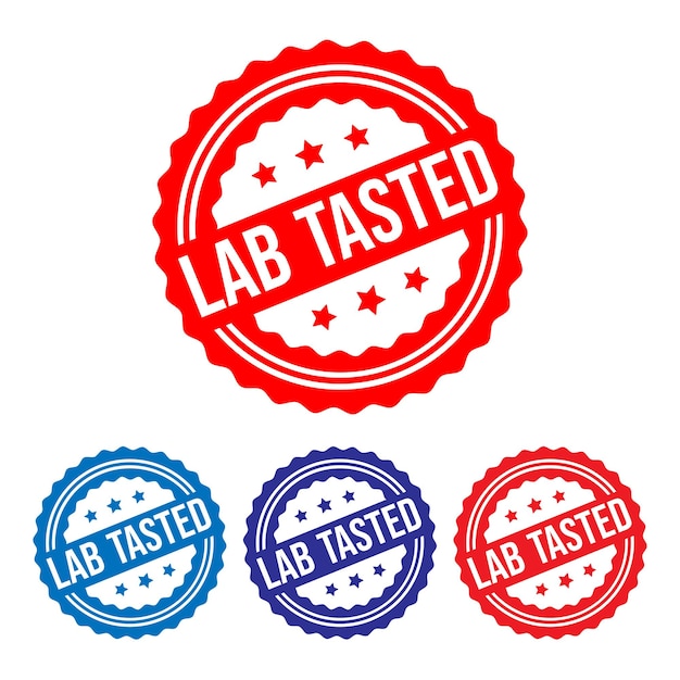 Lab Tasted Rubber stamp Design Art Illustration