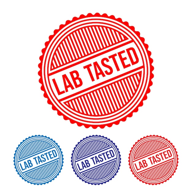 Lab Tasted Rubber stamp Design Art Illustration