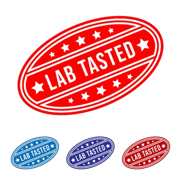 Lab Tasted Rubber stamp Design Art Illustration