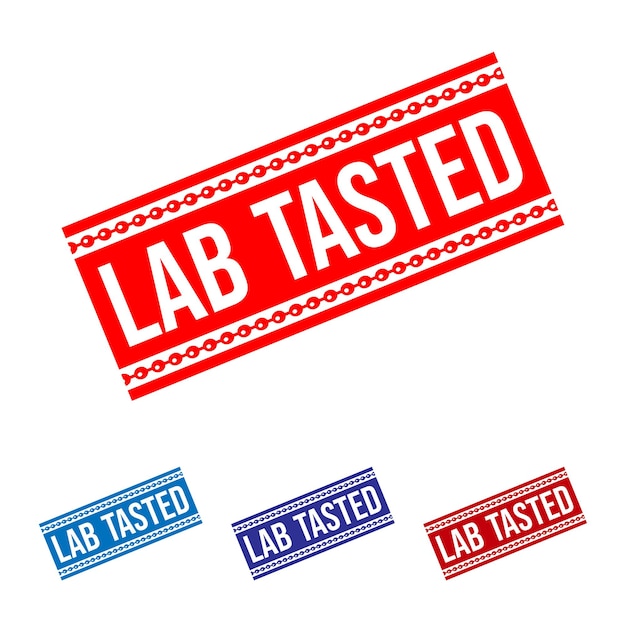 Lab Tasted Rubber stamp Design Art Illustration