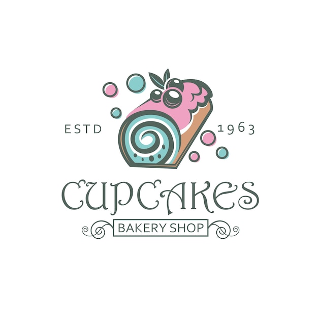 label with cupcake