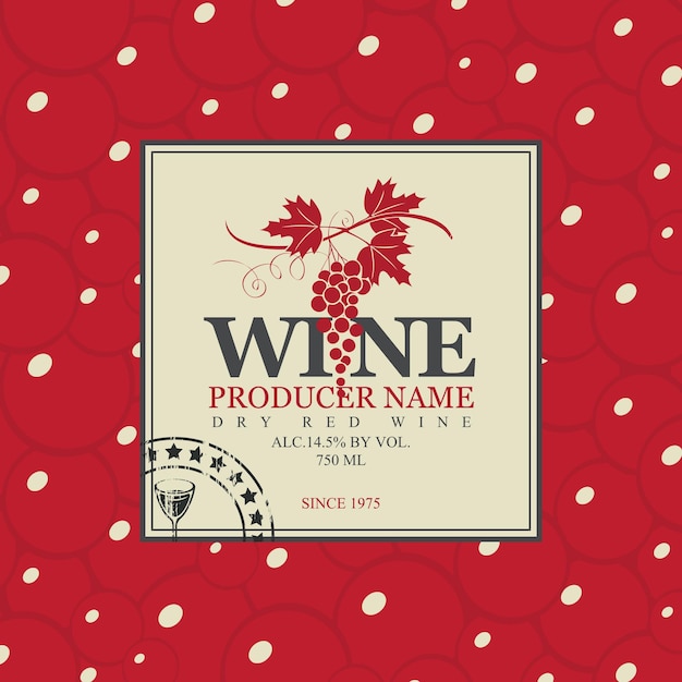 Labels for wine