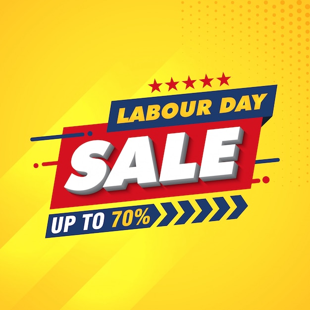 Labor Day Banner Design Template