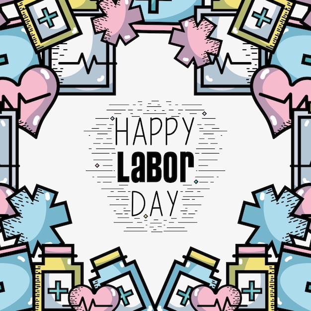 Labor day celebration and patriotism holiday