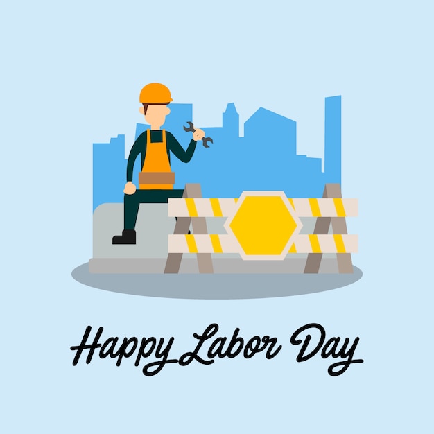 Labor day illustration