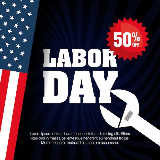 labor day sale big banner