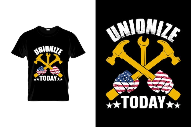 Labor day T-shirt Design or Labor day poster Design or Labor day illustration