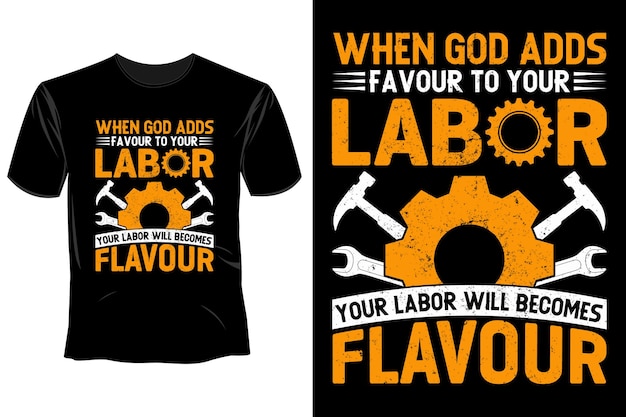 Labor Day T Shirt Design