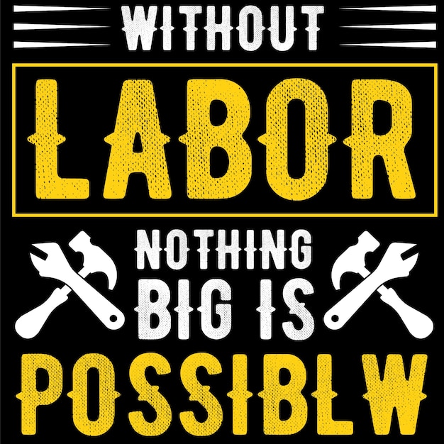 Labor Day T-Shirt Design