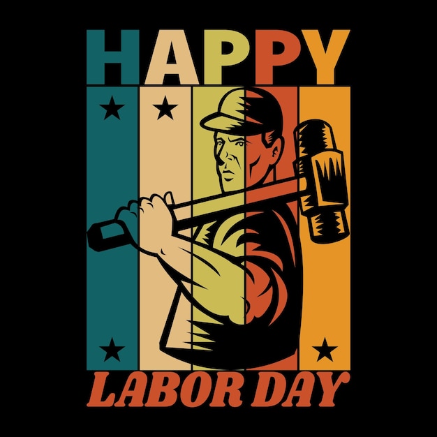 labor day t-shirt design