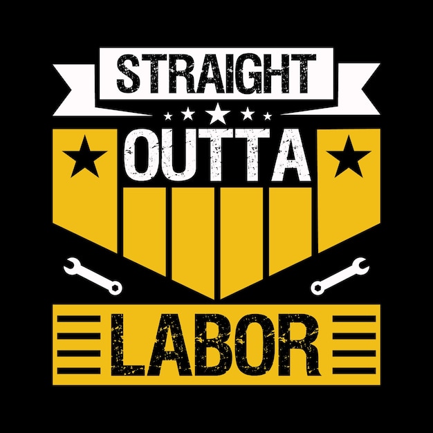 Labor day T-shirt design