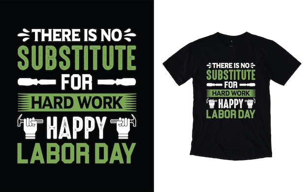 Vector labor day tshirt design happy labor day typography t shirt design