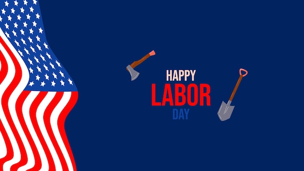 Vector labor day usa first monday of september