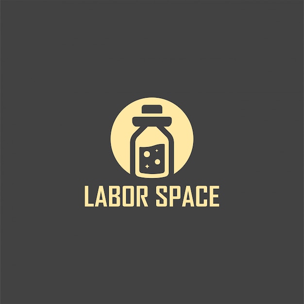 Labor space logo template design.   illustration. Abstract laboratory web Icons and   logo.