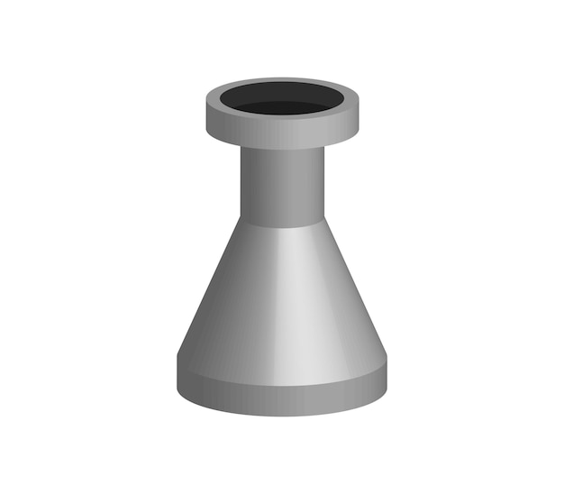 Laboratory flask isometric