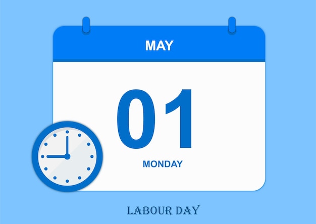 Labour day ,Day calender