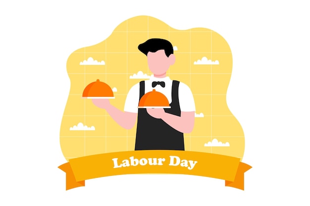 Labour Day Flat Design Illustration