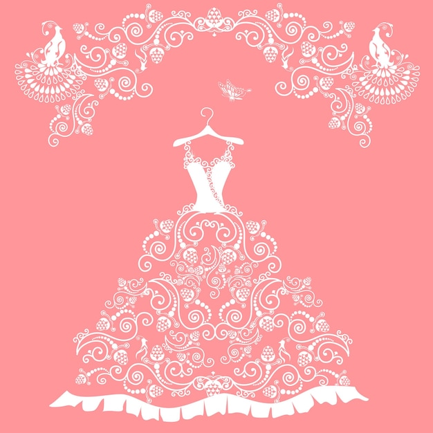 Lace wedding dress