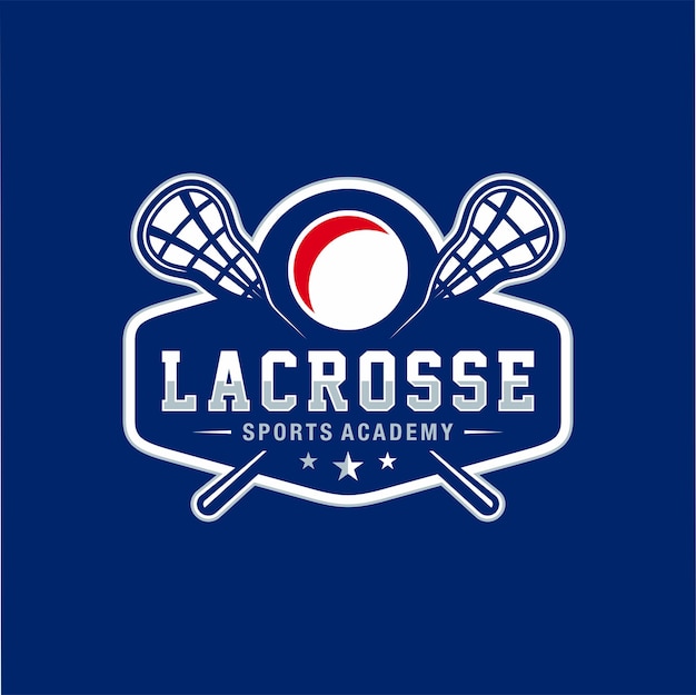 Lacrosse club Logo Template Design