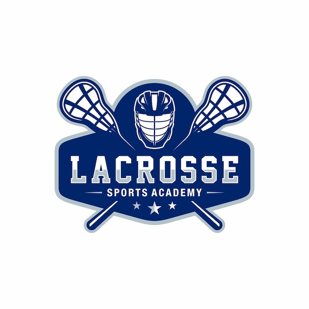 Lacrosse club Logo Template Design