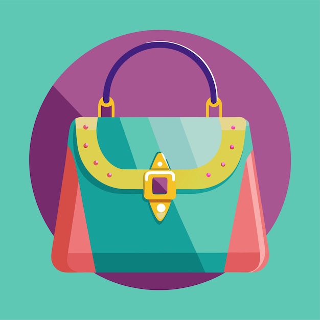 Vector ladies bag vector art illustration design