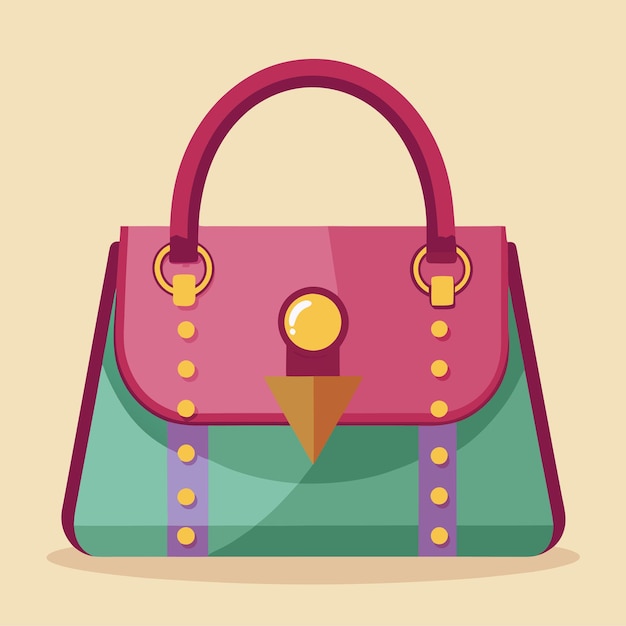 Vector ladies bag vector art illustration design