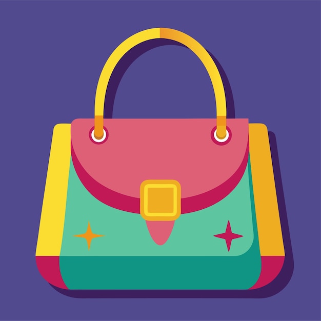 Vector ladies bag vector art illustration design