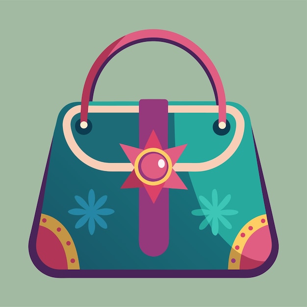 Vector ladies bag vector art illustration design