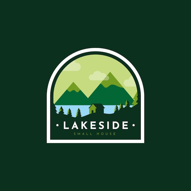 Lake Side House Badge logo