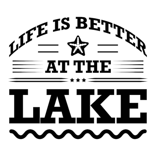 lake svg design