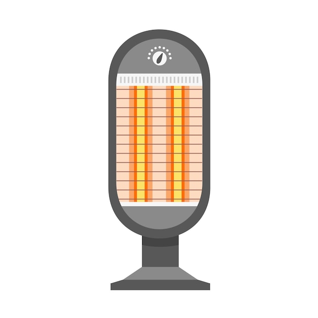 Lamp heater icon Flat illustration of lamp heater vector icon for web design