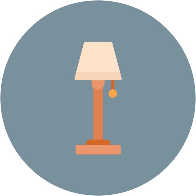 Lamp Vector Illustration Style