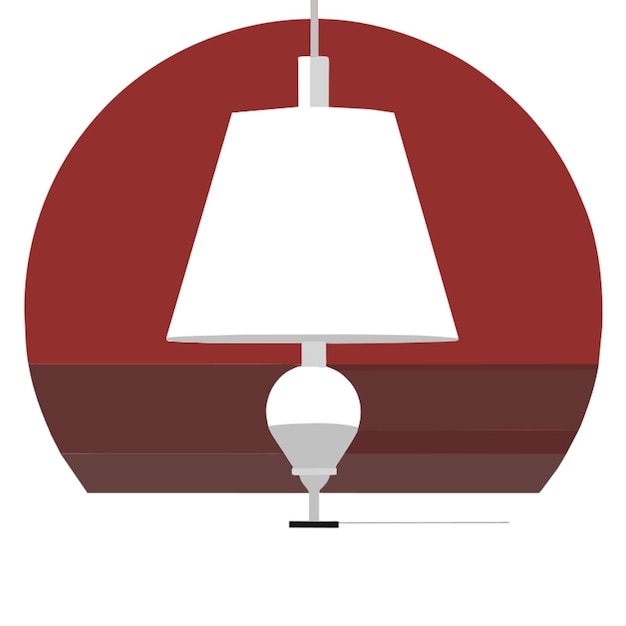 lamp vector illustration