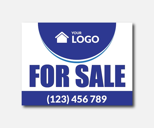 Land for sale home for sale yard sign design