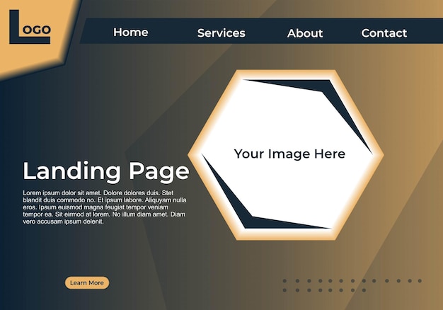 Landing Page Background Simple Design Colorful