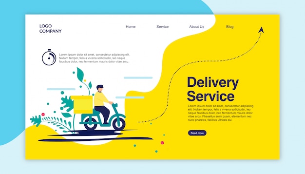 Landing Page Delivery Service