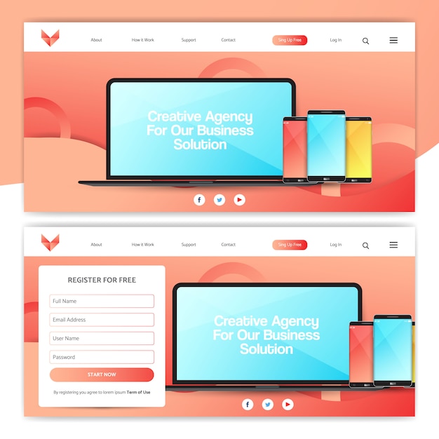 Landing Page Design 