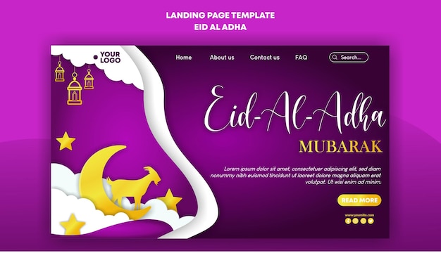 Landing Page Eid Al Adha