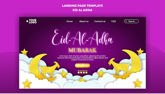 Landing Page Eid Al Adha