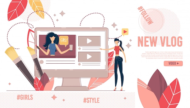 landing page Shopping and Fashion Video Content View