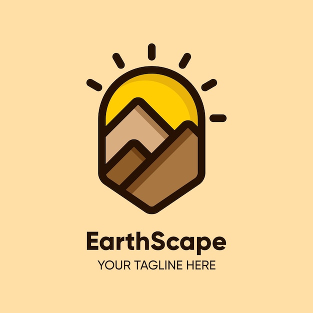 Landscape vector logo