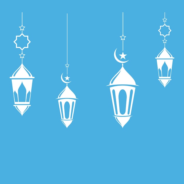 Lanterns icon vector