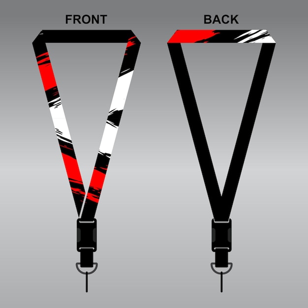 Lanyard Template Design For Company Purposes And More