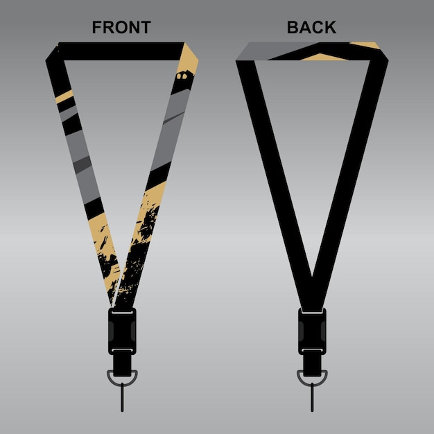 Lanyard Template Design For Company Purposes And More