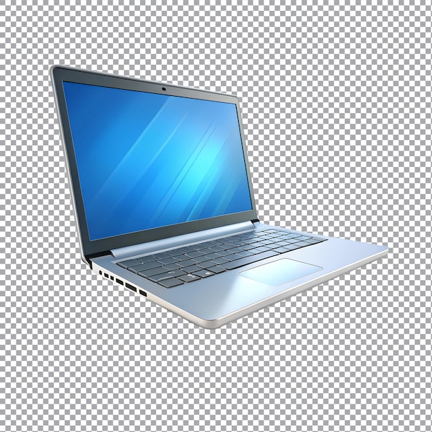 Laptop Isolated on transparent background