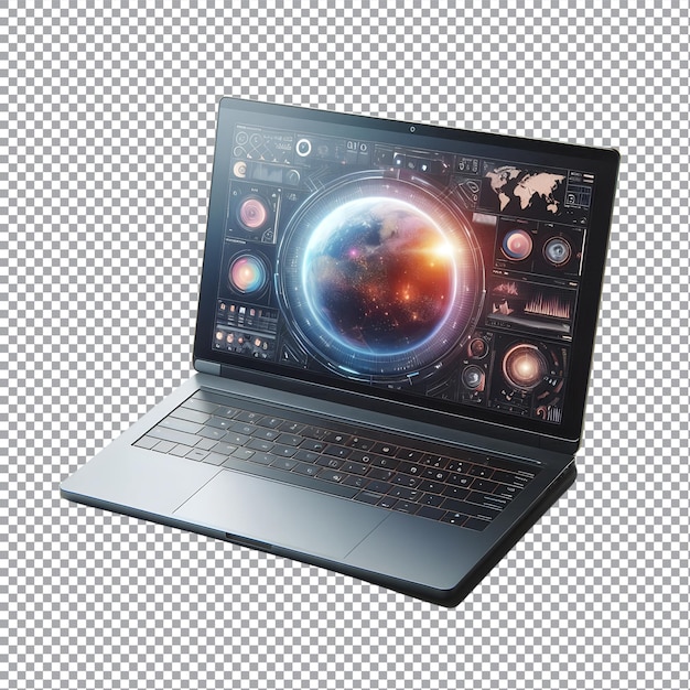 Laptop Isolated on transparent background