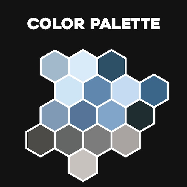 Large color palette for design. Vector