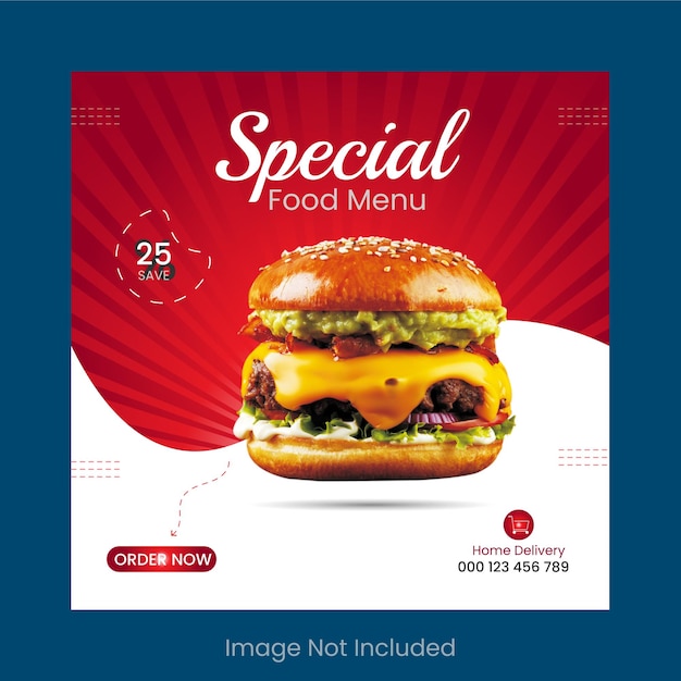 A large hamburger with a picture of a hamburger on it