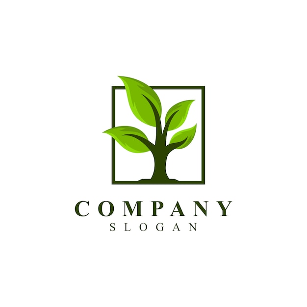 LARGE LEAF TREE LOGO