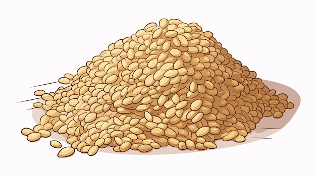 a large pile of peanuts with a large pile of peanuts on a white background